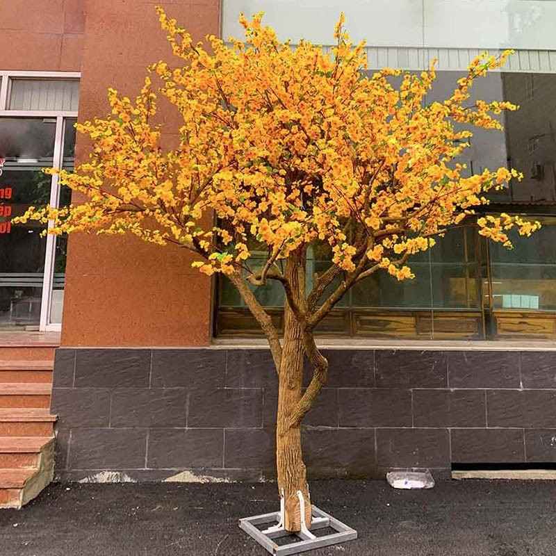 Cây mai giả 2m tán rộng trưng tết