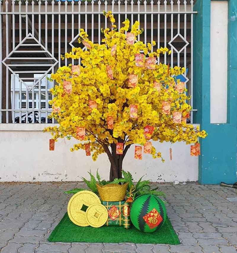 cây mai giả trưng tết đẹp