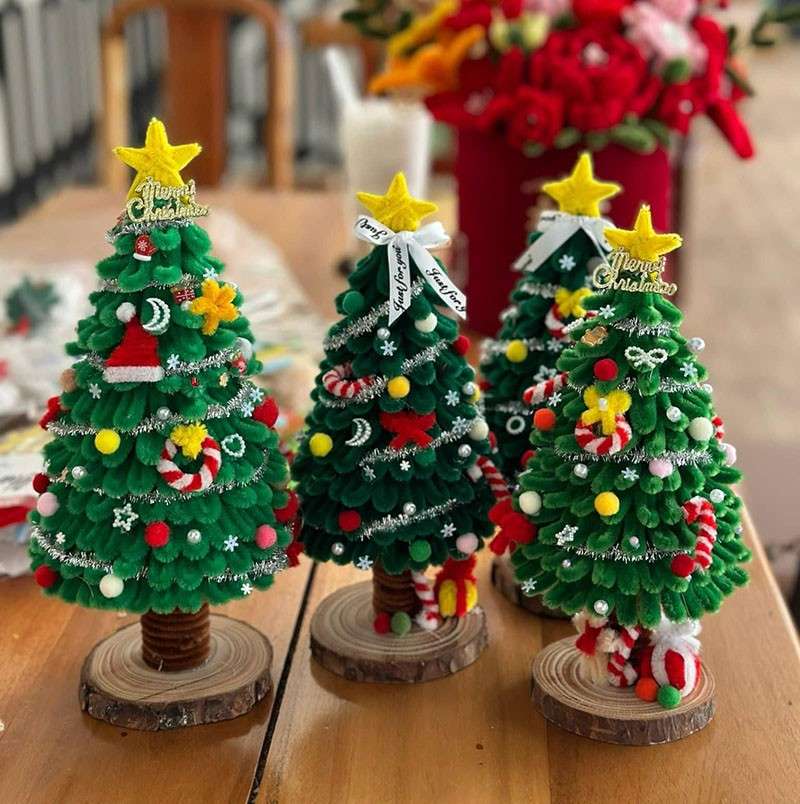 3 cây thông noel mini