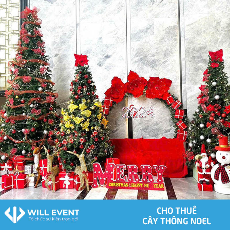 Cho thuê cây thông noel tại Will Event