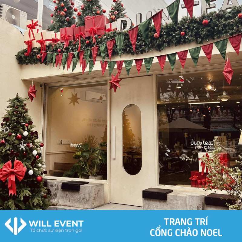 dịch vụ trang trí cổng chào giáng sinh tại will event
