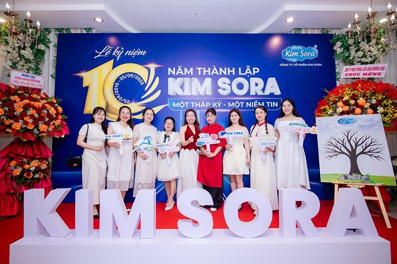 Lễ kỷ niệm 10 năm thnàh lập công ty Kim Sora