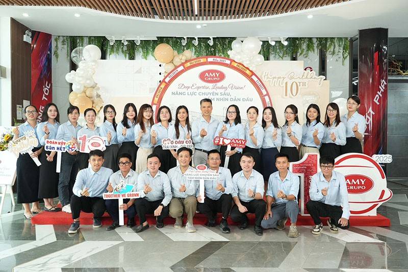 Lễ kỷ niệm 10 năm thành lập công ty Amy Group