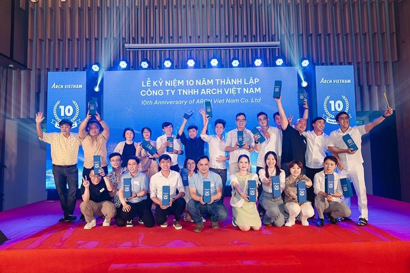 Lễ kỷ niệm 10 năm thành lập công ty TNHH Arch Việt Nam