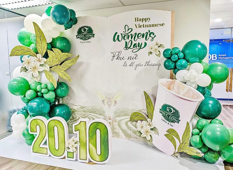 Mẫu backdrop 20/10 đẹp