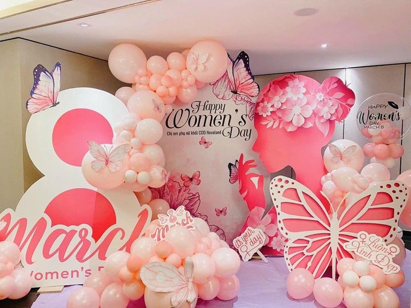 Mẫu backdrop 20/10 đẹp