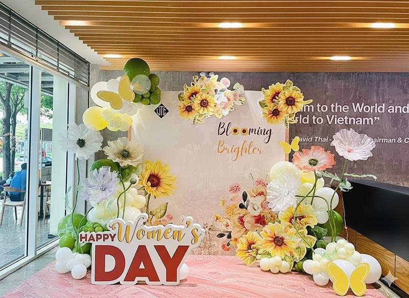 Mẫu backdrop 20/10 đẹp