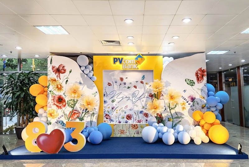Mẫu backdrop 20/10 đẹp
