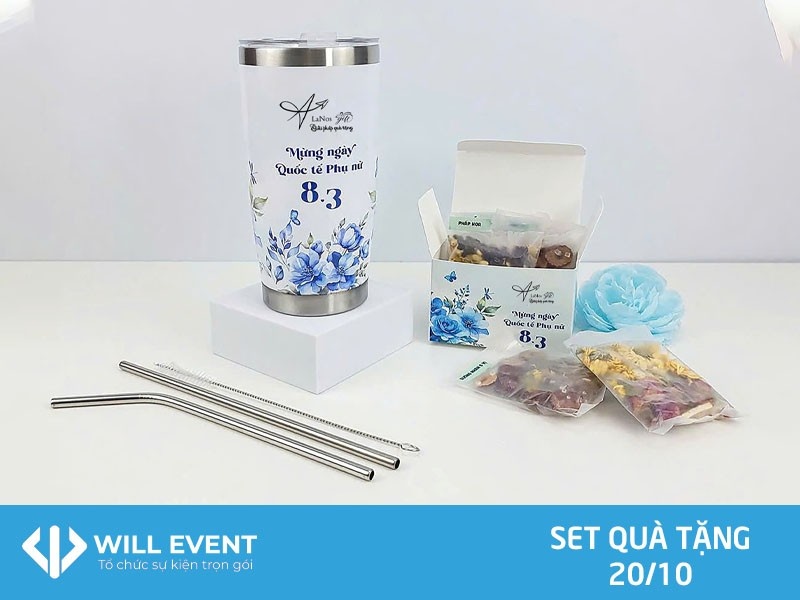Set quà tặng mừng ngày quốc tế phụ nữ 20/10
