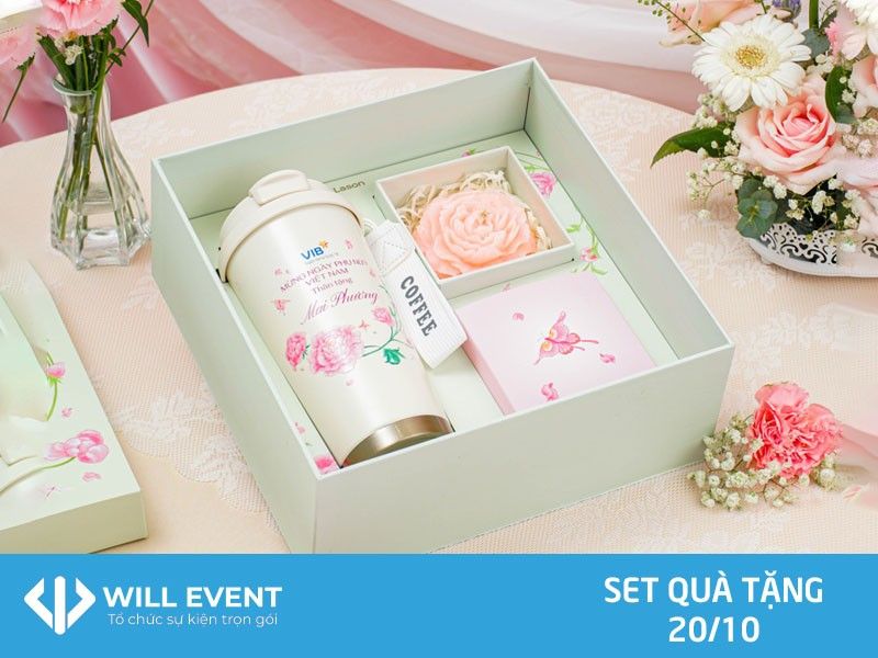 Set quà tặng mừng ngày quốc tế phụ nữ 20/10