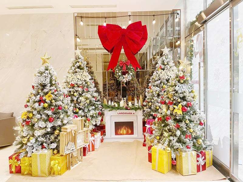 tiểu cảnh noel đẹp 2025