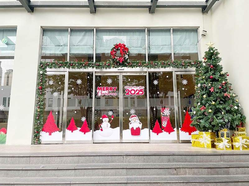 tiểu cảnh noel đẹp 2025