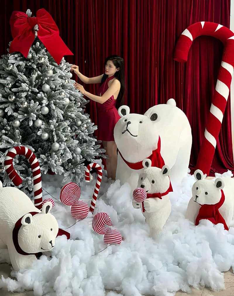 tiểu cảnh noel đẹp 2025