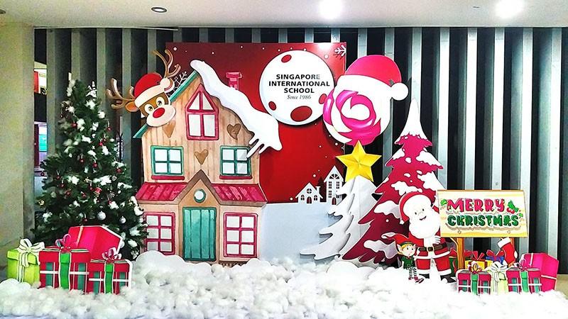 tiểu cảnh noel đẹp 2025