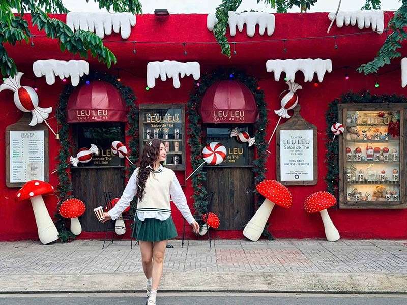 tiểu cảnh noel đẹp 2025