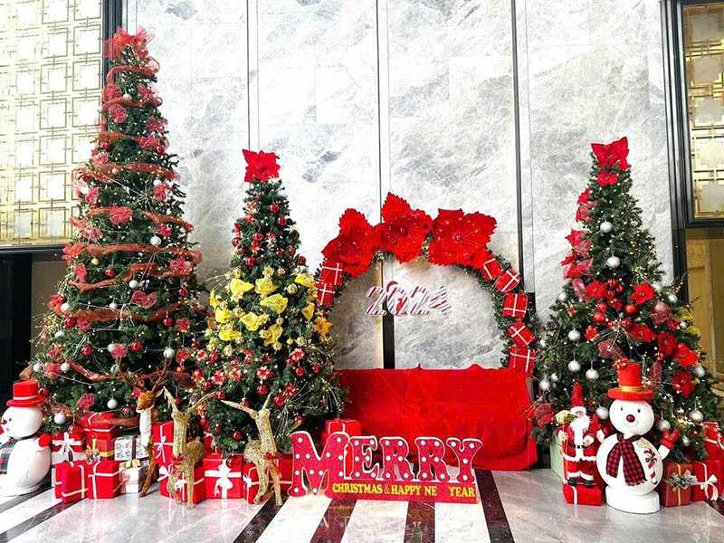 tiểu cảnh noel đẹp 2025