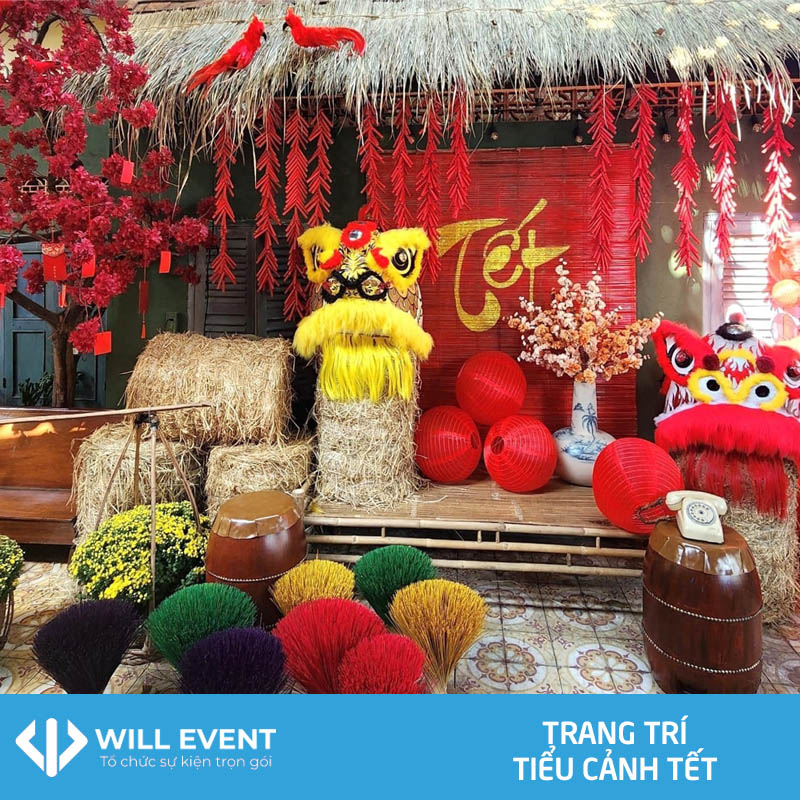 Trang trí tiểu cảnh Tết Nguyên Đán tại Will Event