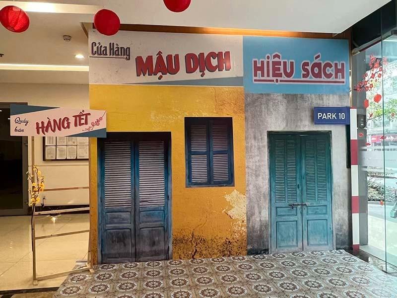 Mẫu trang trí tiểu cảnh Tết xưa, hoài niệm