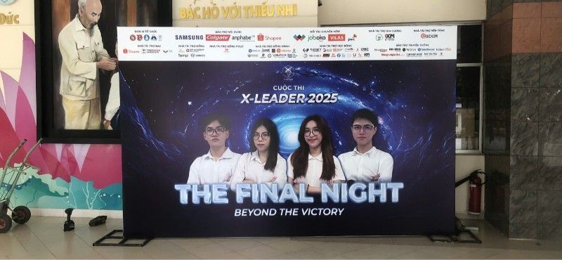 Thi công Backdrop tại Đại học Ngoại Thương TP. Hồ Chí Minh