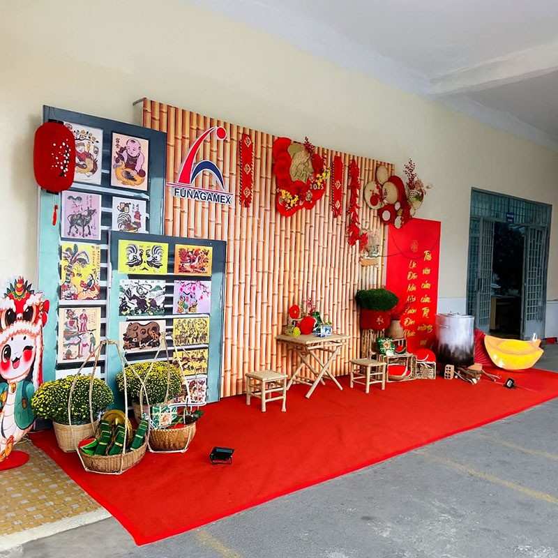 Tiểu cảnh Tết trang trí