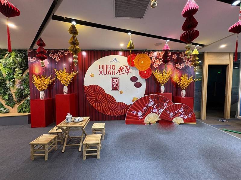 Trang trí Tết 2025