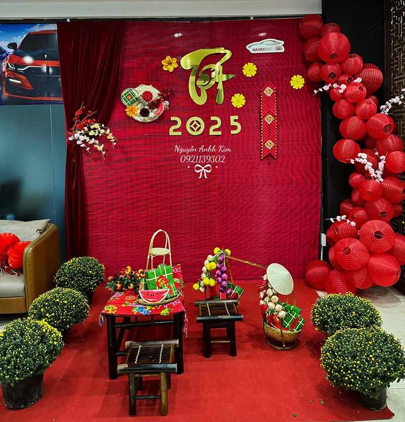 Trang trí Tết 2025 đẹp