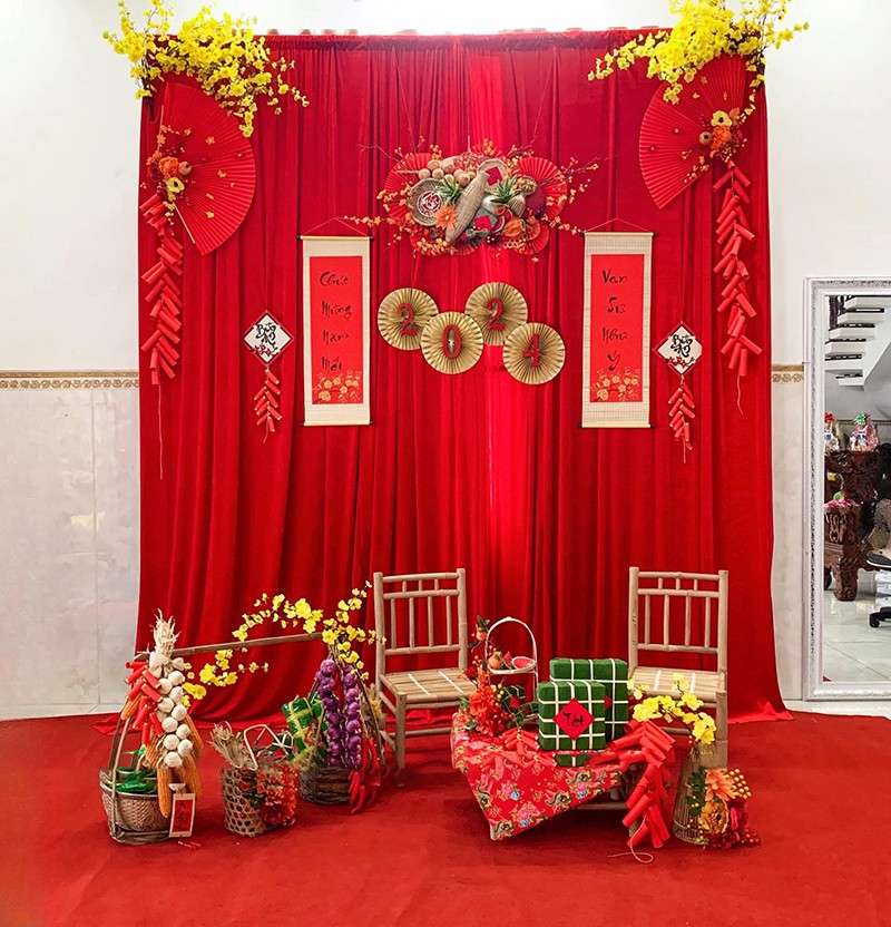 Trang trí Tết 2025