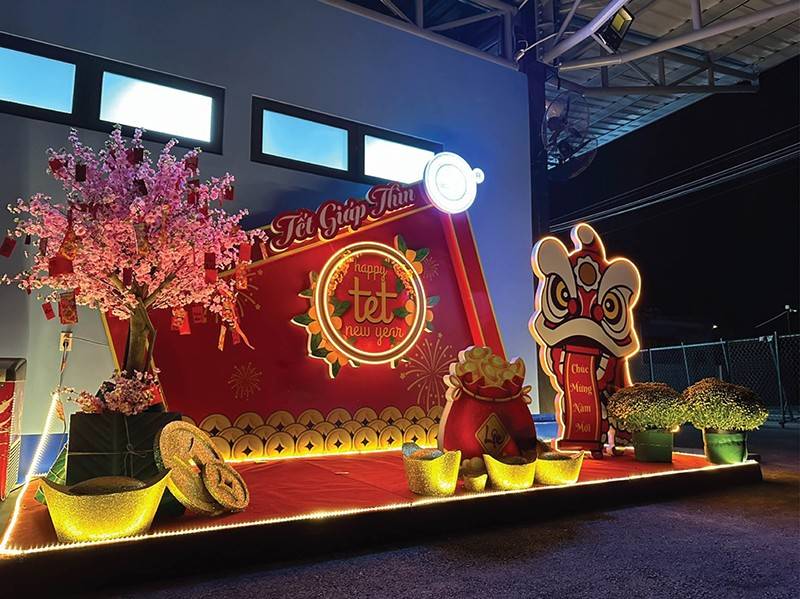 Trang trí Tết giáp thìn 2025 đẹp