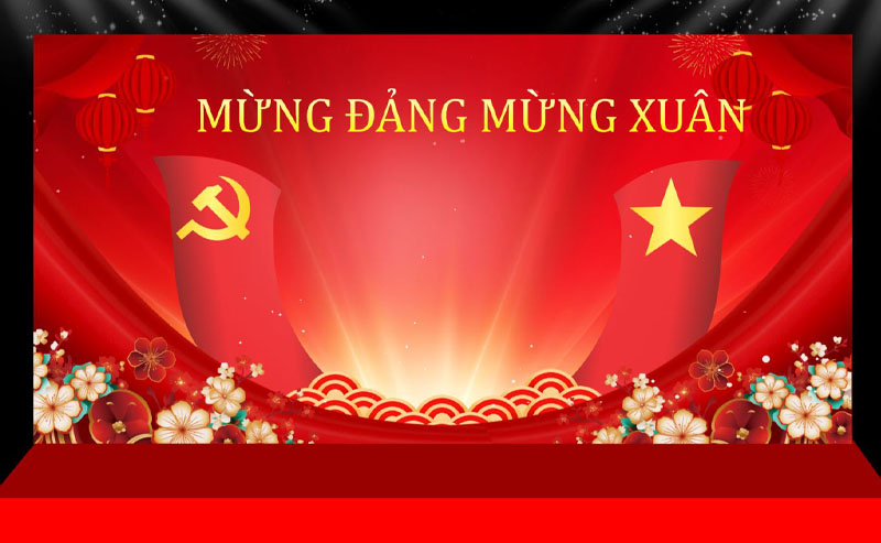 Backdrop tất niên - Tết 2026 con ngựa - bính ngọ