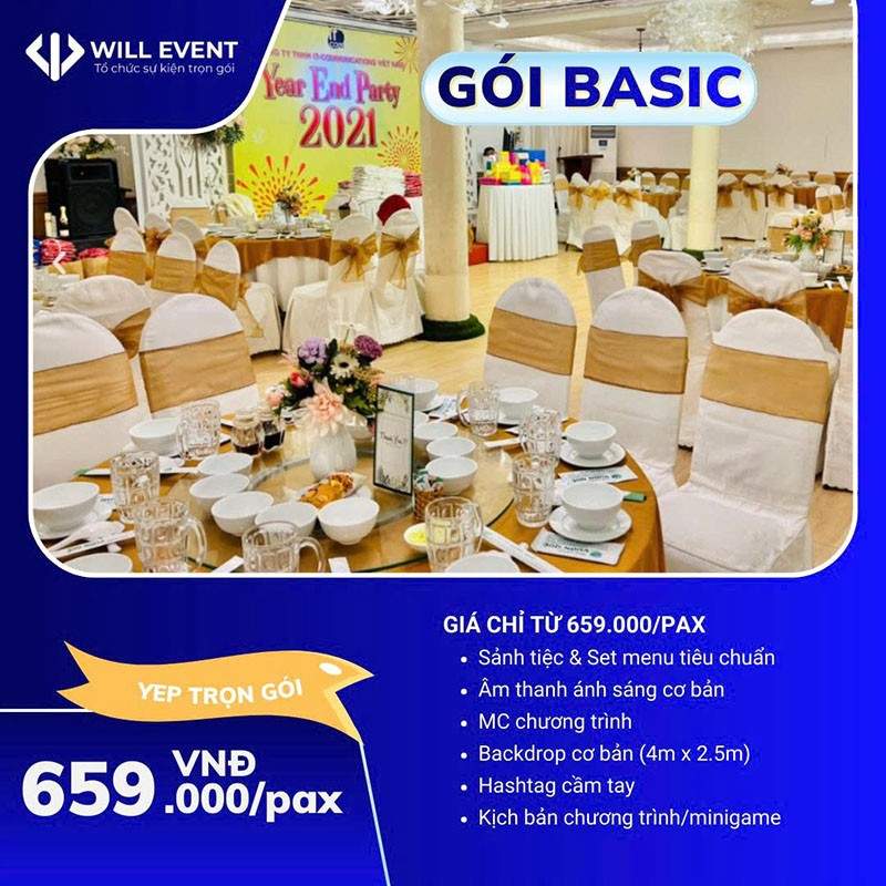 Báo giá tổ chức tiệc tất niên năm 2026