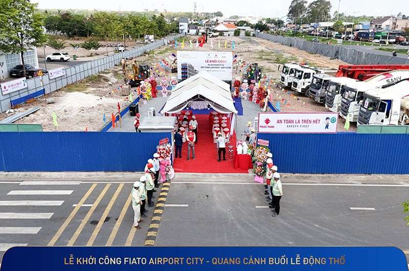 Toàn cảnh lễ khởi công dự án Fiato Airport City
