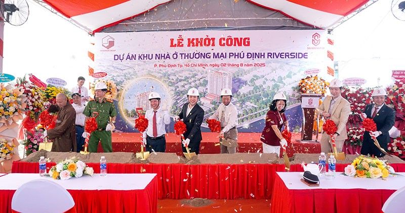 Lễ khởi công dự án khu nhà ở thương mại Phú Định