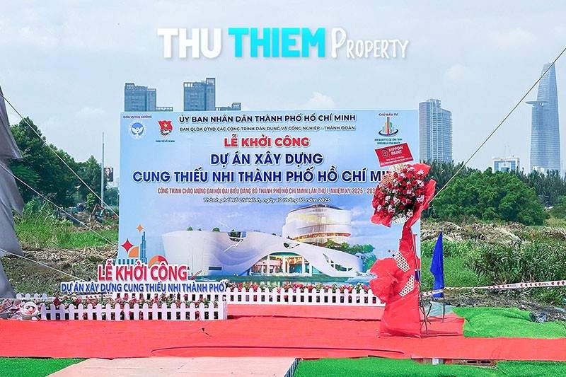 Lễ khởi công dự án cung thiếu nhi Hồ Chí Minh