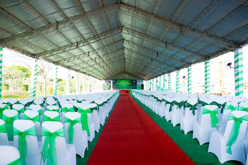 Toàn cảnh lễ khởi công màu xanh lá