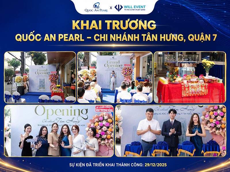 Tổ chức lễ khai trương Quốc An Pearl - Ngọc Trai Quốc An Phú Quốc