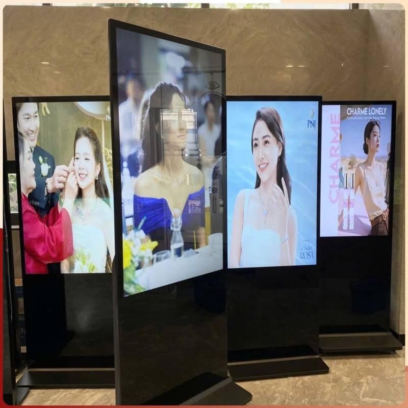 Cho thuê màn hình quảng cáo chân đứng giá rẻ HCM với hình ảnh sắc nét, thu hút.
