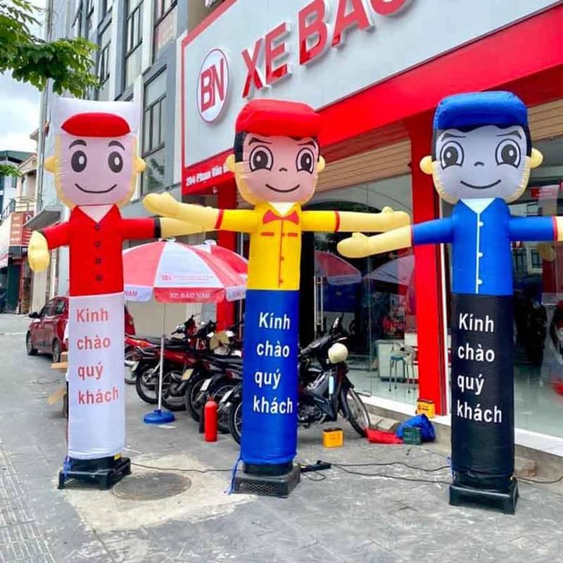 Cho thuê rối hơi khai trương vẫy tay màu sắc đa dạng giá rẻ HCM.