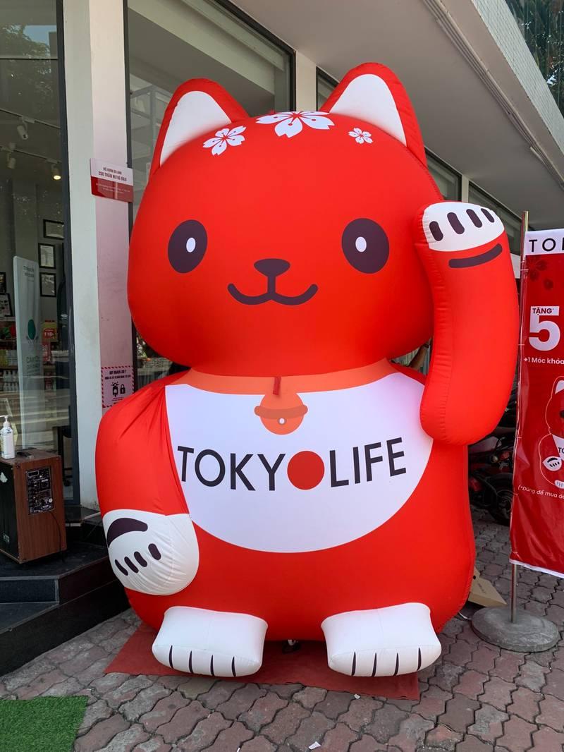 Cho thuê rối hơi khai trương mô hình mèo vẫy tay giá rẻ HCM.