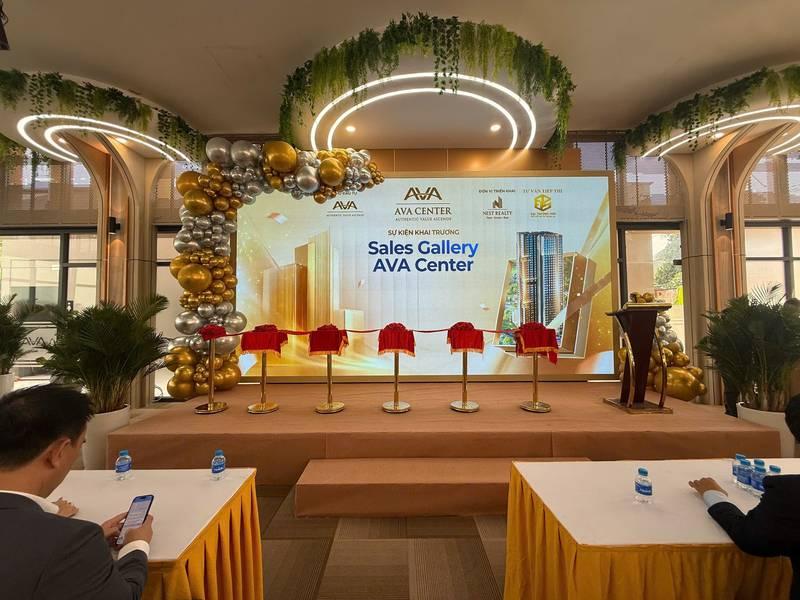 Không gian tổ chức sự kiện ra mắt dự án bất động sản với dịch vụ tổ chức sự kiện ra mắt dự án trọn gói HCM chuyên nghiệp.