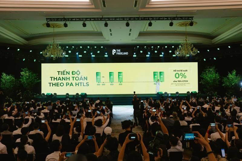 ALT ảnh: Tổ chức sự kiện ra mắt dự án bất động sản trọn gói HCM với đông đảo khách mời tham gia và thuyết trình tiến độ thanh toán dự án The Parkland.