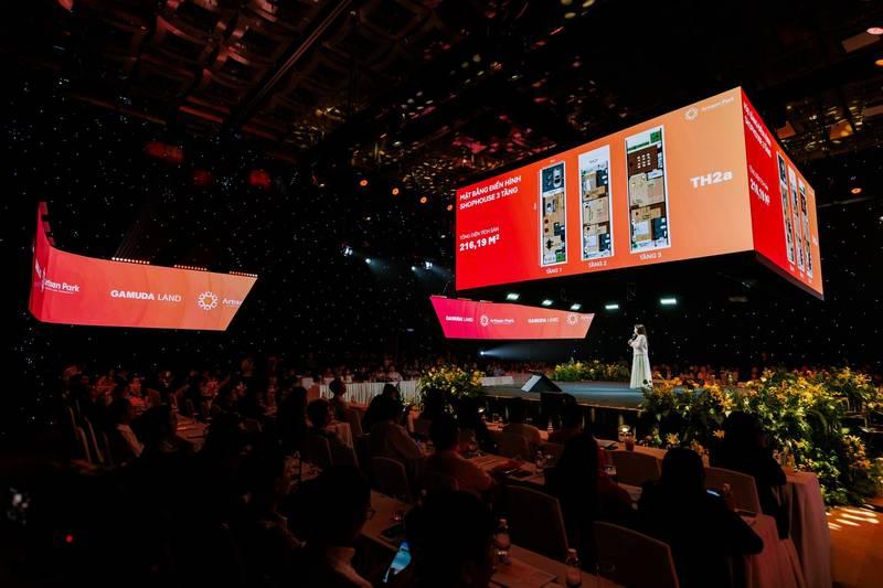 Tổ chức sự kiện ra mắt dự án bất động sản trọn gói HCM với không gian hội trường chuyên nghiệp và thuyết trình hấp dẫn.