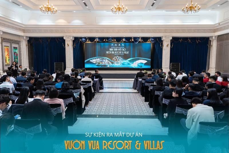 Khách mời tham dự tổ chức sự kiện ra mắt dự án bất động sản Vườn Vua Resort & Villas, dịch vụ tổ chức sự kiện ra mắt dự án bất động sản trọn gói HCM.