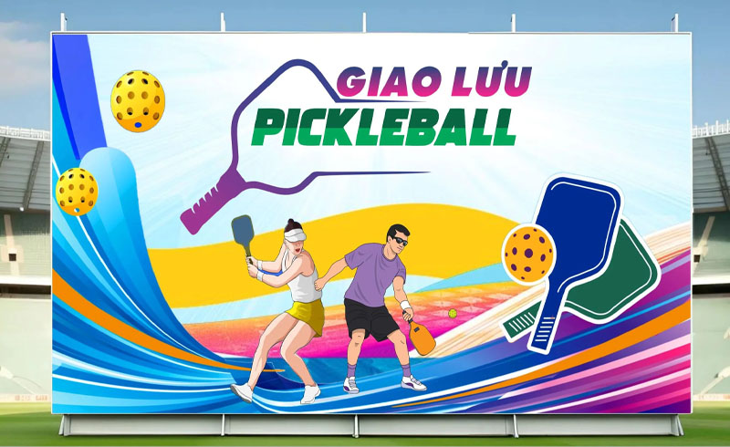 Backdrop thể thao pickleball