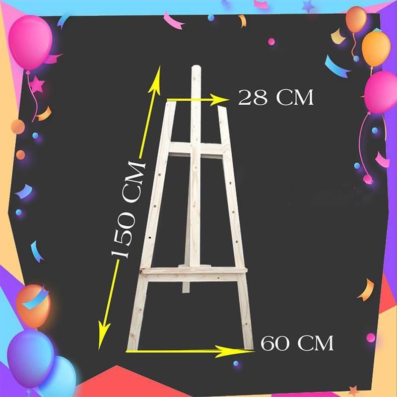 Cho thuê giá đỡ khung tranh sự kiện giá rẻ HCM với kích thước 150x60x28 cm.