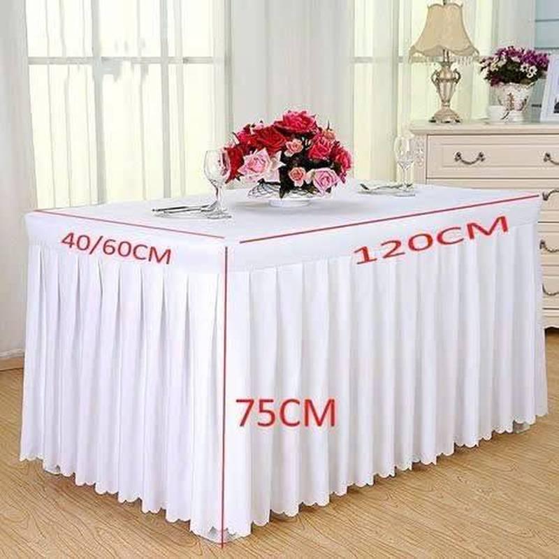 Cho thuê khăn trải bàn sự kiện trắng kèm bọc ghế sự kiện giá rẻ, kích thước chuẩn.