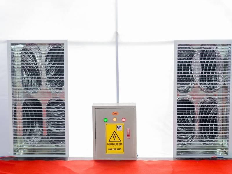 Cho thuê máy lạnh sự kiện công suất lớn với hệ thống setup nhanh và hiệu quả.