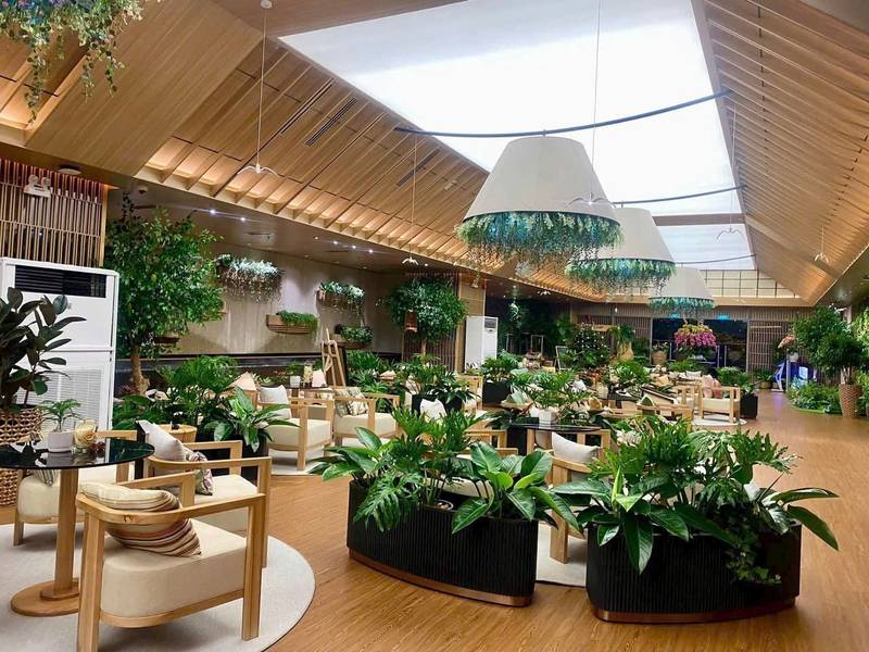 máy lạnh sự kiện trong 1 nhà hàng sang trọng