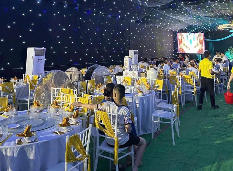 máy lạnh trong sự kiện year end party