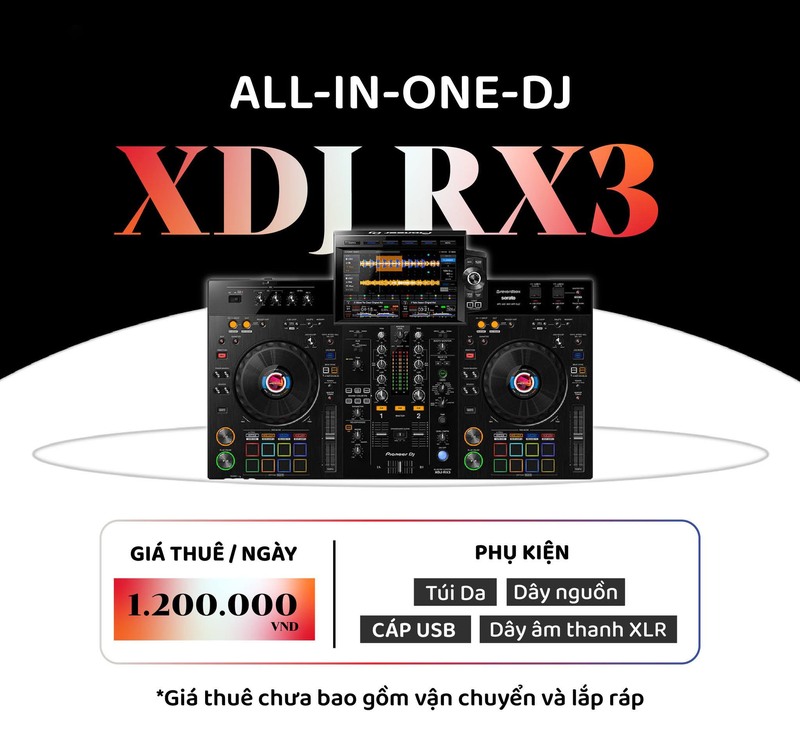 Giá thuê Bàn DJ Pioneer XDJ-RR Và XDJ-RX3