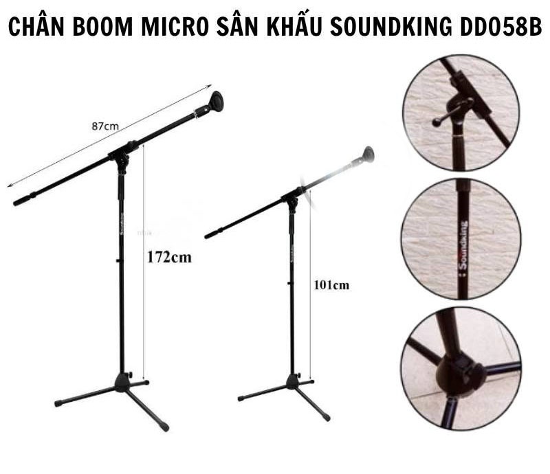 Chân Micro tay đòn